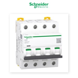 Disjoncteur Schneider iC60N 16A 4P Courbe D – Industriel - Schneider - Electro Andalous Maroc