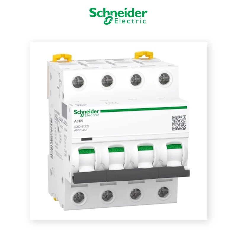 Disjoncteur Schneider iC60N — 32A 4P courbe D