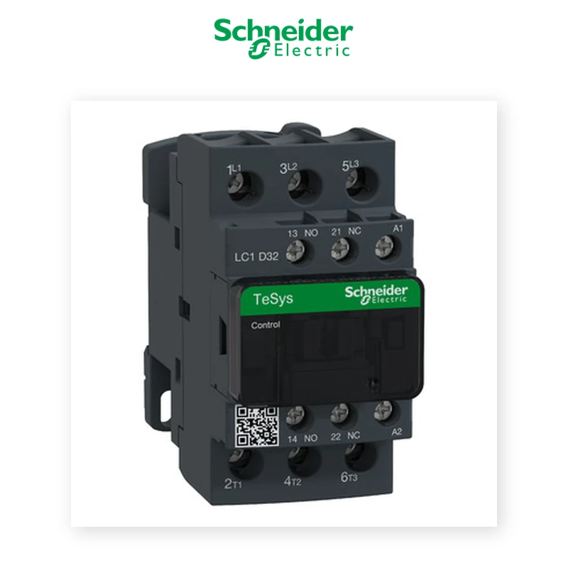 Contacteur Schneider TeSys D 32A Bobine 110V AC – LC1D32F7 - Schneider - Electro Andalous Maroc