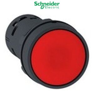 Bouton Poussoir Rouge 1NC Schneider Harmony XB4 Métal – Commande Industrielle - Schneider - Electro Andalous Maroc