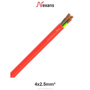 Câble Incendie CR1 ALSECURE 4x2.5mm² Nexans – Résistant au Feu - Nexans - Electro Andalous Maroc