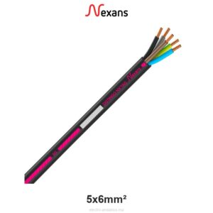 Câble R2V 5x6mm² Nexans Distingo – Cuivre Rigide 0.6/1kV - Nexans - Electro Andalous Maroc