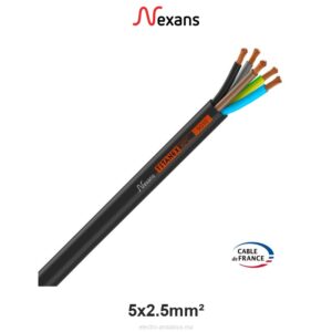 Câble TITANEX H07RN-F 5x2.5mm² Nexans – Industriel Caoutchouc - Nexans - Electro Andalous Maroc