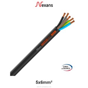 Câble TITANEX H07RN-F 5x6mm² Nexans – Industriel Caoutchouc - Nexans - Electro Andalous Maroc