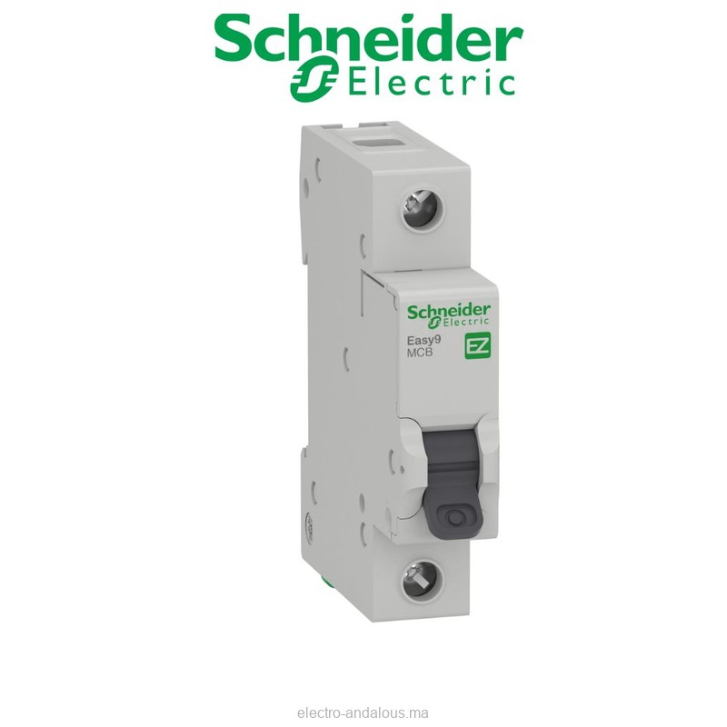 Disjoncteur Schneider Electric Easy9 Modulaire 1P 16A Courbe C 4.5kA - EZ9F34116 - Schneider - Electro Andalous Maroc