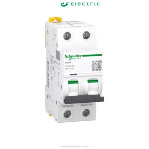Disjoncteur Schneider Acti9 iC60N 6A 2P – Protection Industrielle - Schneider - Electro Andalous Maroc