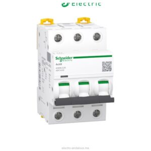 Disjoncteur Schneider Acti9 iC60N 20A 3P – Protection Triphasée Pro - Schneider - Electro Andalous Maroc