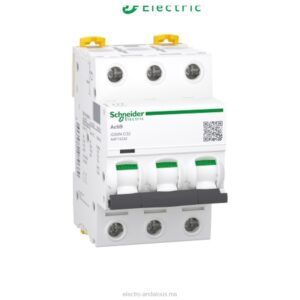 Disjoncteur Schneider Acti9 iC60N 32A 3P – Protection Triphasée Pro - Schneider - Electro Andalous Maroc