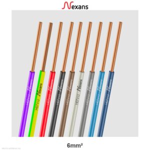 Fil Électrique H07V-R Semi-Rigide 6mm² Marron Nexans – 450/750V 100m - Nexans - Electro Andalous Maroc