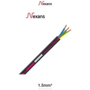 Fil Électrique 1.5mm² Jaune Nexans U500V – Rouleau 100m - Nexans - Electro Andalous Maroc