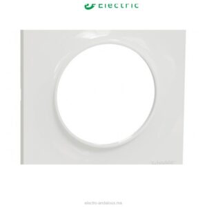 Plaque de Finition 1 Poste Blanc Schneider Odace Blanc – Appareillage Résidentiel - Schneider - Electro Andalous Maroc