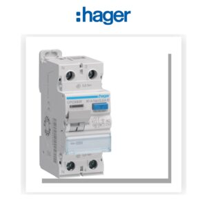 Interrupteur différentiel 80A 300mA 1P+N type AC SEL à bornes décalées Hager CPC580F - Electro Andalous Maroc