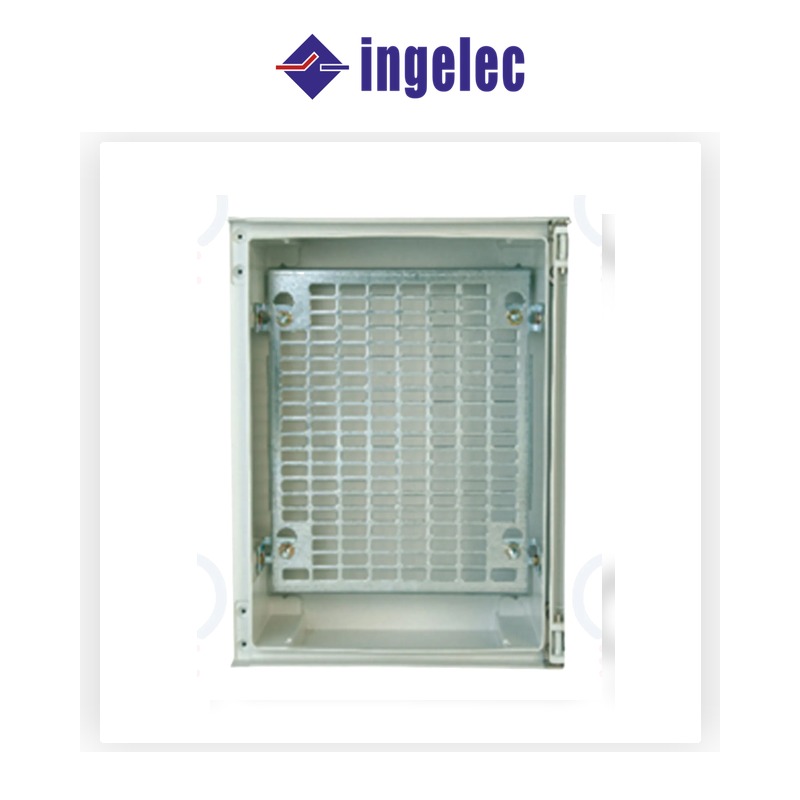 Platine perforée Ingelec pour coffret Polybox 300x240x150 - Réf PP0302P - Electro Andalous Maroc