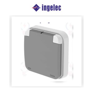 Prise de Courant Encastrée Ingelec TROPIC 55 2P+T – Réf 4863 | IP55 - Electro Andalous Maroc