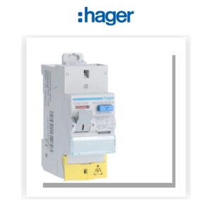 Interrupteur différentiel 2 poles 40 A 30 mA Type A à Borne décalée SanVis Hager CDS743F - Electro Andalous Maroc