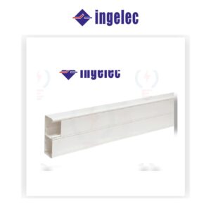 Plinthe Goulotte INGELEC 2 Compartiments 150x55mm (Réf: PN15055) - Electro Andalous Maroc