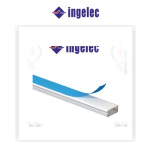 Moulure Électrique INGELEC 25x16mm – Fixation Auto-adhésive (Réf: M2516NA) - Electro Andalous Maroc