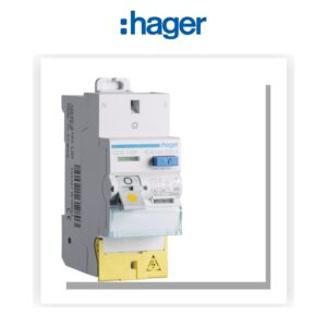 Interrupteur différentiel 2 poles 40 A 30 mA Type F à Borne décalée SanVis Hager CDS740F - Electro Andalous Maroc