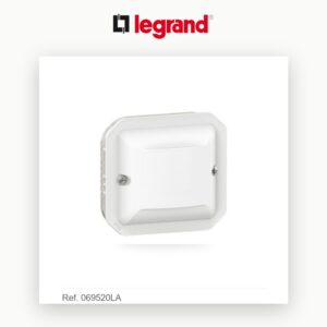 Détecteur mural universel étanche IP55 Plexo à détection infrarouge 2 fils sans neutre 100W LED avec enjoliveur transparent - Electro Andalous Maroc