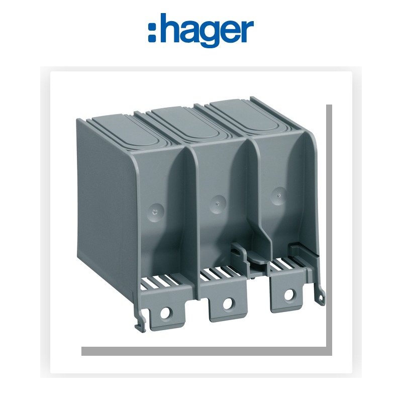 Cache borne x160 3P long Hager HYA021H - Electro Andalous Maroc