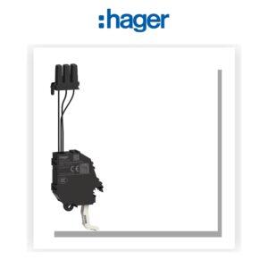 Contact prêt à fermer HW1 (RTC) Hager HWX091H - Electro Andalous Maroc
