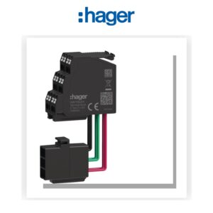 Connecteur d'auxiliaire type C 2*6/3 pour ZSI, OAC (pièce détachée) Hager HWY952HSA - Electro Andalous Maroc