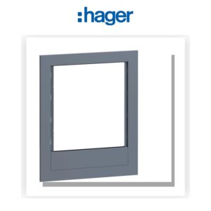 Cadre de porte pour HW2 Fixe (DF) Hager HWY286H - Electro Andalous Maroc