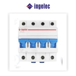 Disjoncteur tétrapolaire Ingelec Securis 32A courbe C - Réf 3704/32 - Electro Andalous Maroc