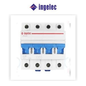 Disjoncteur tétrapolaire Ingelec Securis 40A courbe C - Réf 3704/40 - Electro Andalous Maroc