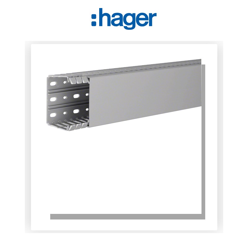 Goulotte de câblage orion plus p 60mm l 25mm 2x2m horizontale et verticale Hager FL70Z - Electro Andalous Maroc