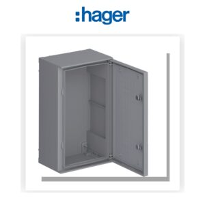 Coffret polyester porte pleine orion plus IP66 IK10 500x300x200mm Gris clair Hager FL209B - Electro Andalous Maroc