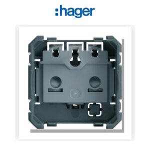 Prise de courant gallery 2P Hager WXF102 - Electro Andalous Maroc