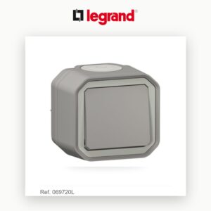 Poussoir NO étanche Legrand Plexo 10A IP55 saillie gris - Electro Andalous Maroc