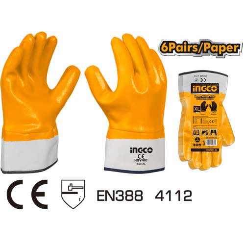 INGCO Gants en Nitrile xl - HGVN01 - Electro Andalous Maroc