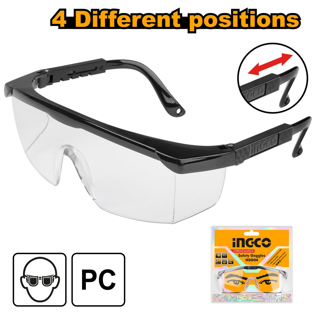 INGCO Lunettes de Protection - HSG04 - Electro Andalous Maroc