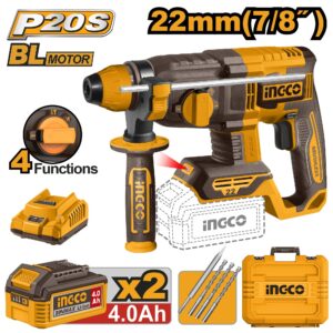 INGCO Marteau Perforateur 20V 22MM NR - CRHLI212282 - Electro Andalous Maroc