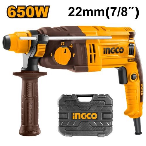 INGCO Marteau Perforateur 22MM 650W - RGH6528 - Electro Andalous Maroc