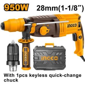 INGCO Marteau Perforateur 28MM 950W + Mandrin 13MM NR - RGH9528-2 - Electro Andalous Maroc