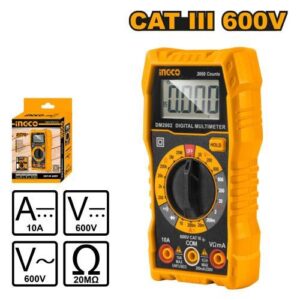 INGCO Multimetre Digital Lcd Cat.iii 600V - DM2002 - Electro Andalous Maroc
