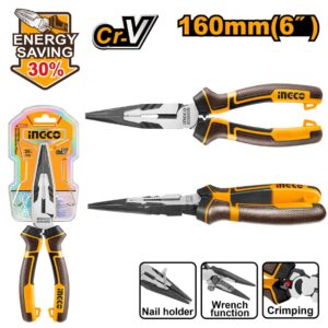 INGCO Pince a Bec Long Haute Performance 160MM - HHLNP28160 - Electro Andalous Maroc
