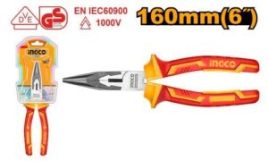 INGCO Pince a Long Bec Isolee 6 » » / 160mm - HILNP28168 - Electro Andalous Maroc