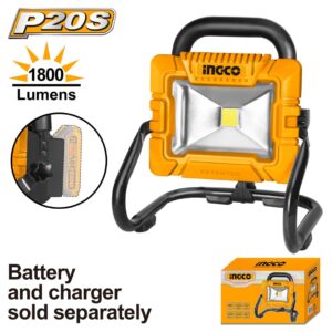 INGCO Projecteur 20V Batterie / chargeur Non Inclus - CWLI2025 - Electro Andalous Maroc