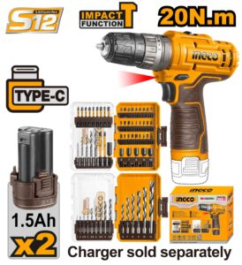INGCO Visseuse a Batterie 12V 1.5Ah - COSLI241197 - Electro Andalous Maroc