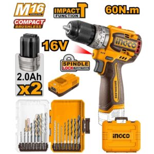 INGCO Visseuse a Batterie 16V avec 2 Batteries 2AH - COSLI241199 - Electro Andalous Maroc