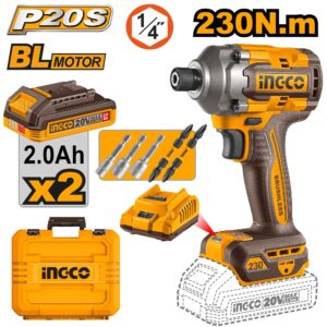 INGCO Visseuse à Choc 20V 230N.m NR - CIRLI2023 - Electro Andalous Maroc